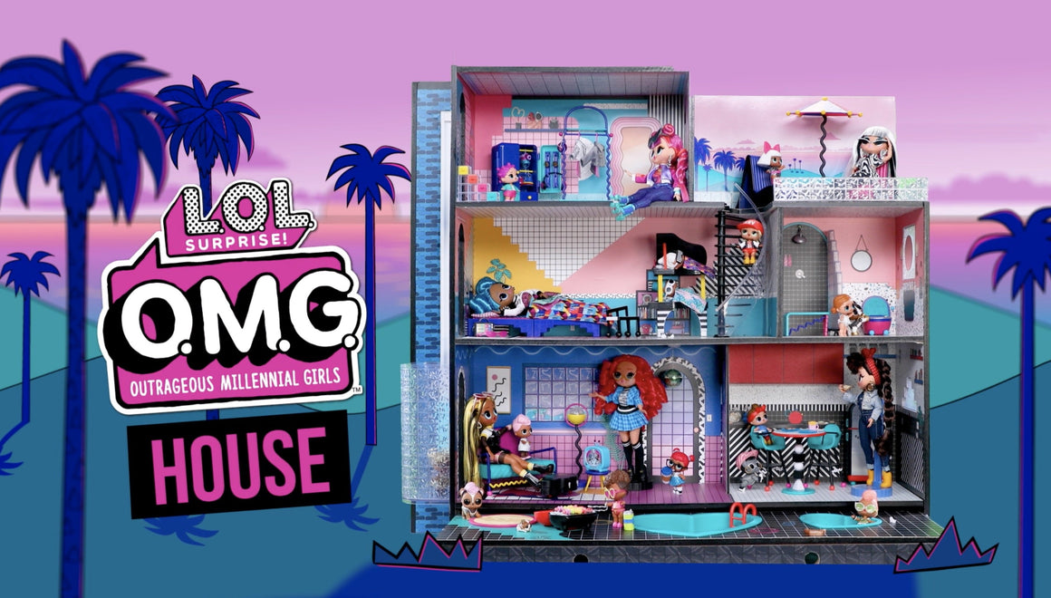 L.O.L. Surprise! O.M.G. Dolls House Exclusive Tour with Boss Queen!