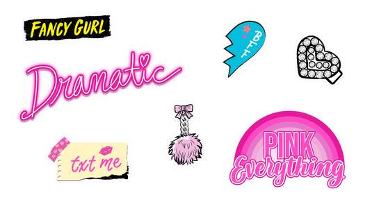 Tweens Fancy Gurl Sticker Sheet