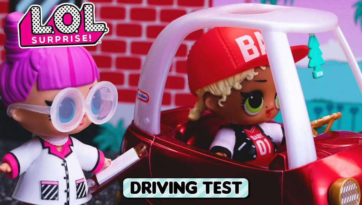 L.O.L. Surprise! Driving Test | Stop Motion