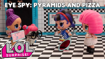L.O.L. Surprise! Eye Spy Ep. 4: Pyramids and Pizza | Stop Motion