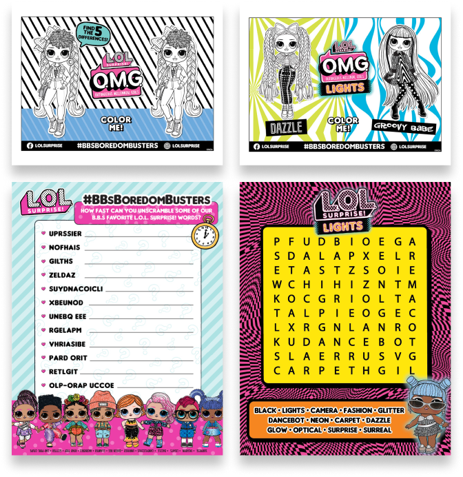 Collectible Dolls with Mix and Match Accessories L.O.L. Surprise