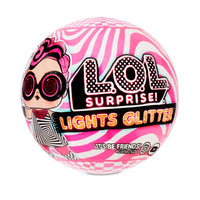 L.O.L. Surprise! Lights Glitter Doll with 8 Surprise Including Black Light Surprises