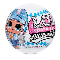 L.O.L. Surprise! All-Star B.B.s Sports Series 1 Baseball Sparkly Dolls with 8 Surprises