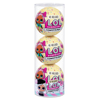 L.O.L. Surprise! Confetti Pop 3 Pack Beatnik Babe - 3 Re-released Dolls Each with 9 Surprises